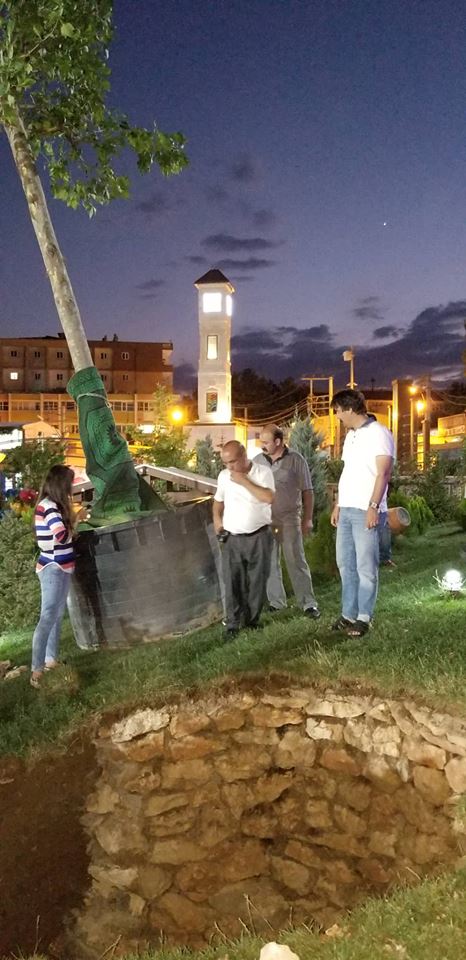 Kesilen asırlık A‡ınarın yerine A‡ınar dikildi