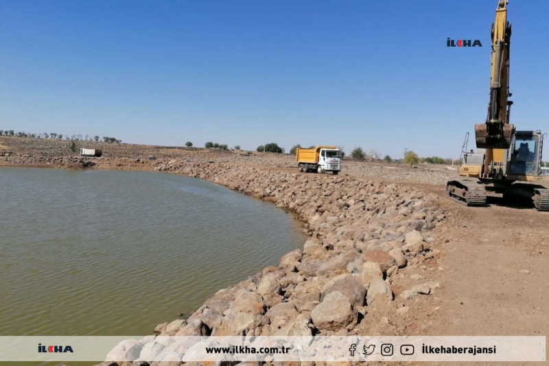 Ergani'de 5 Hayvan İçme Suyu göleti onarıldı 