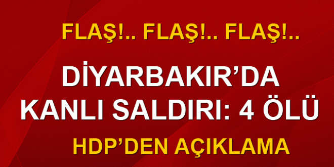 Diyarbakır ihya-Der Saldırısında A–lü Sayısı 4e Yükseldi