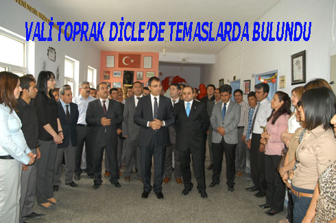 VALi TOPRAK DiCLEç™DE TEMASLARDA BULUNDU