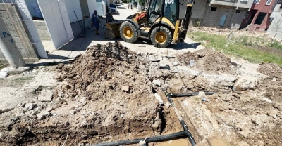 Ergani Bagür Mahallesi’ne bin metrelik içme suyu hattı