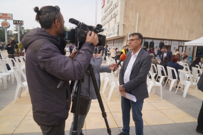 Eş Başkan Şiyar Güldiken Oradaydı