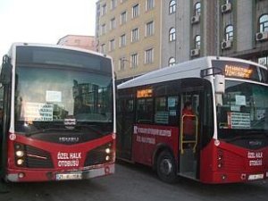 Halk otobüsleri baş kaldırdı